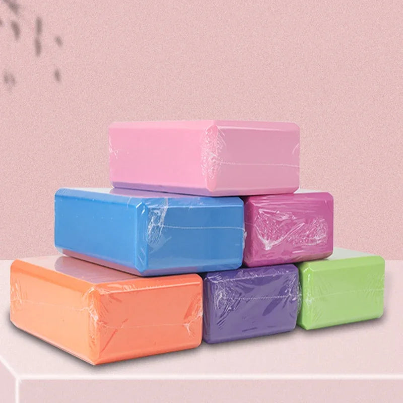 EVA Foam Yoga Block Props Brick Gym Pilates Yoga Column Back Exercise Bodybuilding Fitness Sport Workout Equipment for Home