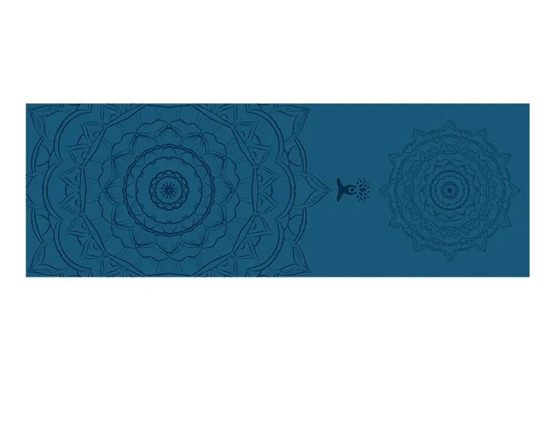 Non-Slip Hot Yoga Towel – 185x63cm Printed Mat Cover for Pilates & Gym