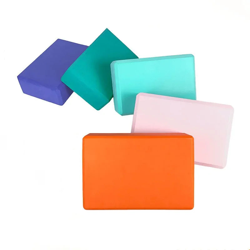 EVA Foam Yoga Block Props Brick Gym Pilates Yoga Column Back Exercise Bodybuilding Fitness Sport Workout Equipment for Home