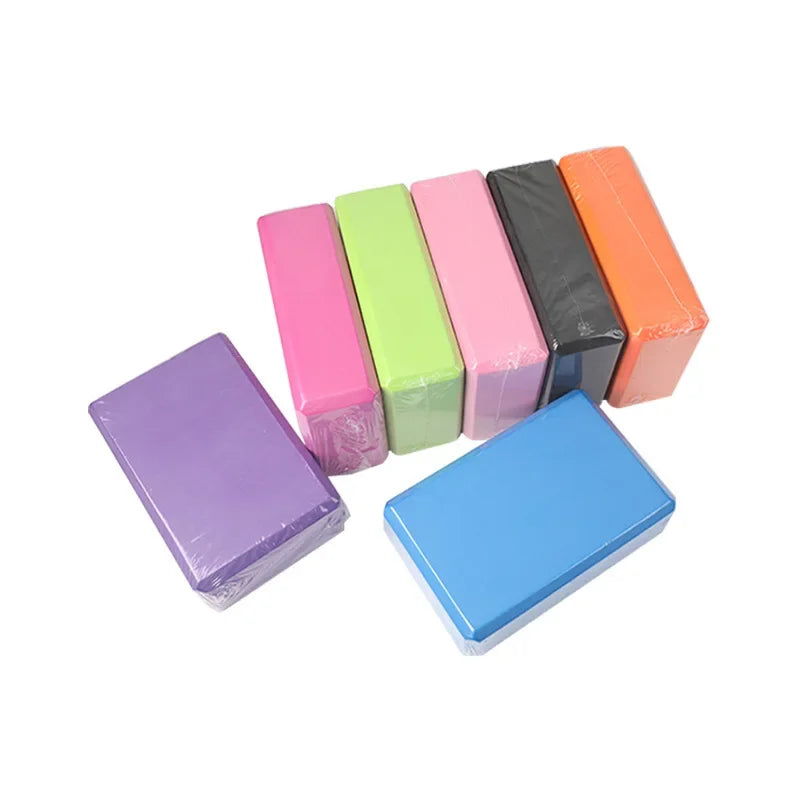 EVA Foam Yoga Block Props Brick Gym Pilates Yoga Column Back Exercise Bodybuilding Fitness Sport Workout Equipment for Home