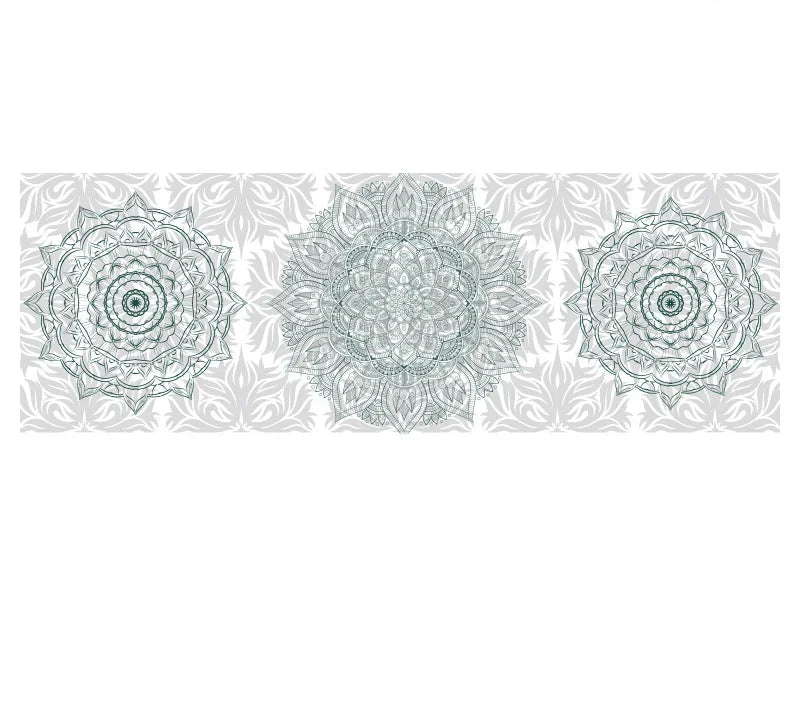 Non-Slip Hot Yoga Towel – 185x63cm Printed Mat Cover for Pilates & Gym