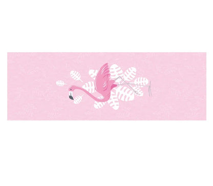 Non-Slip Hot Yoga Towel – 185x63cm Printed Mat Cover for Pilates & Gym